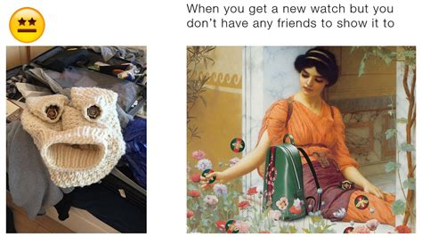 gucci parla ai millennials con i meme|gucci watch memes.